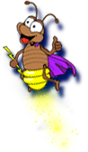 Lightning Bug purple logo